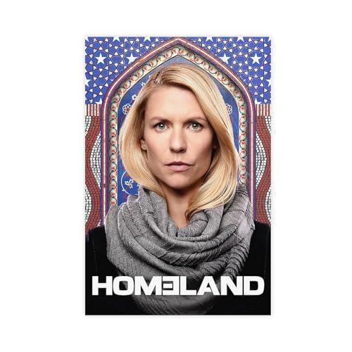 Homeland Poster auf Leinwand, Schlafzimmer, Dekoration, Sport, Landschaft, Büro, Raumdekoration, Geschenk, ungerahmt, 50 x 75 cm von CINASA