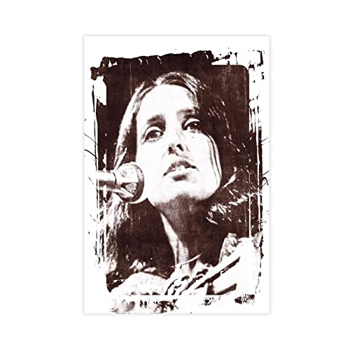 Joan Baez Leinwand-Poster, Schlafzimmer, Dekoration, Sport, Landschaft, Büro, Raumdekoration, Geschenk, ungerahmt, 40 x 60 cm von CINASA