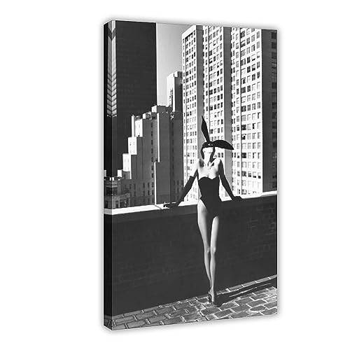 Leinwandposter Helmut Newton Charakter Poster Schlafzimmer Dekor Sport Landschaft Büro Zimmer Dekor Geschenk Rahmenstil 30 x 45 cm von CINASA