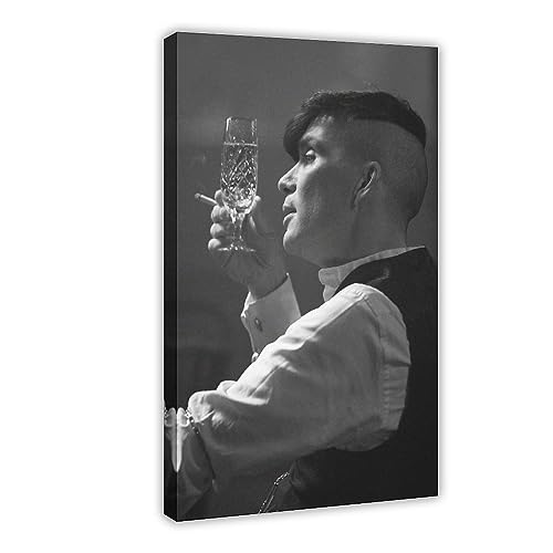 Peaky Blinders Poster auf Leinwand, Poster, Wandkunst, Dekor, Bild, Gemälde für Wohnzimmer, Schlafzimmer, Dekoration, Rahmenstil, 50 x 75 cm von CINASA