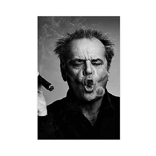 Schauspieler Jack Nicholson Poster Leinwand Poster Wandkunst Dekor Druck Bild Gemälde für Wohnzimmer Schlafzimmer Dekoration ungerahmt 40 x 60 cm von CINASA