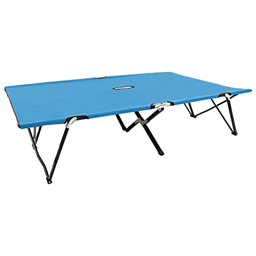 CINDERFUL Doppelliege Klappbar Blau Stahl Terrassen Sitzmöbel CINDERFUL Doppelliege Klappbar Blau Stahl Terrassen Sitzmöbel von CINDERFUL