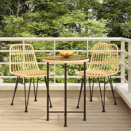 CINDERFUL Gartenmöbel Set 3-TLG. Garten-Essgruppe Poly Rattan CINDERFUL Gartenmöbel Set 3-TLG. Garten-Essgruppe Poly Rattan von CINDERFUL