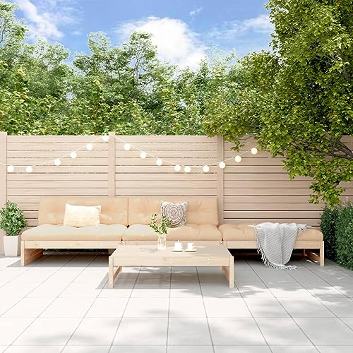 CINDERFUL Gartenmöbel Set 4-TLG. Garten-Lounge-Set mit Kissen Massivholz CINDERFUL Gartenmöbel Set 4-TLG. Garten-Lounge-Set mit Kissen Massivholz von CINDERFUL