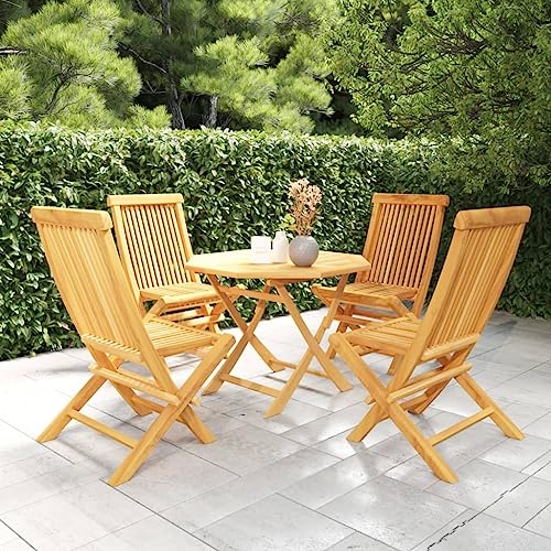 CINDERFUL Gartenmöbel Set 5-TLG. Garten-Essgruppe Massivholz Teak CINDERFUL Gartenmöbel Set 5-TLG. Garten-Essgruppe Massivholz Teak von CINDERFUL