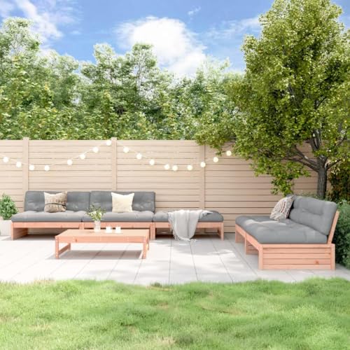 CINDERFUL Gartenmöbel Set 6-TLG. Garten-Lounge-Set Massivholz Douglasie von CINDERFUL