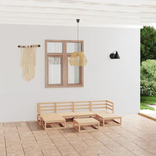 CINDERFUL Gartenmöbel Set 7-TLG. Garten-Lounge-Set Massivholz Kiefer CINDERFUL Gartenmöbel Set 7-TLG. Garten-Lounge-Set Massivholz Kiefer von CINDERFUL