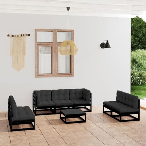 CINDERFUL Gartenmöbel Set 8-TLG. Garten-Lounge-Set mit Kissen Kiefer Massivholz CINDERFUL Gartenmöbel Set 8-TLG. Garten-Lounge-Set mit Kissen Kiefer Massivholz von CINDERFUL