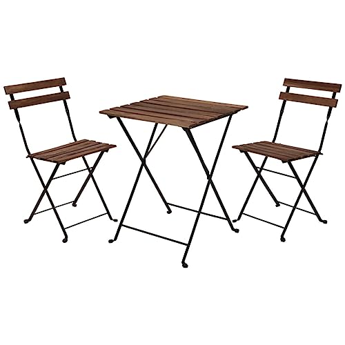 CINDERFUL Gartenmöbel Set Bistro-Set 3-TLG. Schwarz CINDERFUL Gartenmöbel Set Bistro-Set 3-TLG. Schwarz von CINDERFUL