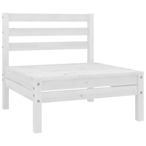 CINDERFUL Gartenmöbel Set Garten-Mittelsofa Weiß Massivholz Kiefer CINDERFUL Gartenmöbel Set Garten-Mittelsofa Weiß Massivholz Kiefer von CINDERFUL