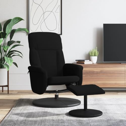 CINDERFUL Sessel mit Fußhocker Schwarz Samt,Entspannender SamtSessel mit 360°Drehfunktion und Verstellbarer Rückenlehne der perfekte Wohlfühlort für jeden Anlass Möbel Wohnzimmer CINDERFUL Sessel mit Fußhocker Schwarz Samt,Entspannender SamtSessel mit 360°Drehfunktion und Verstellbarer Rückenlehne der perfekte Wohlfühlort für jeden Anlass Möbel Wohnzimmer von CINDERFUL