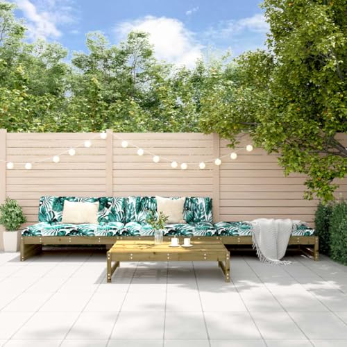 Gartenmöbel Set 4-TLG. Garten-Lounge-Set Kiefernholz Imprägniert von CINDERFUL