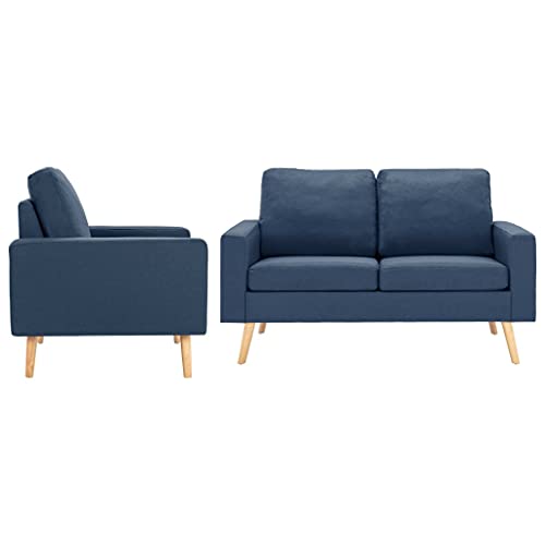 Sofas und Sofas, Sofagarnitur, pflegeleichte Sitzmöglichkeit, vielseitige Funktionalität for urbane Lösungen, elegantes Design, bequeme Liegecouch, verstellbarer Komfort ( Color : Blau , Size : 77 x 7 von CINDERFUL