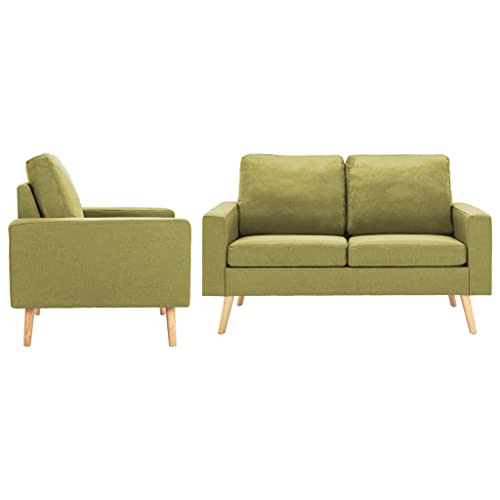 Sofas und Sofas, Sofagarnitur, pflegeleichte Sitzmöglichkeit, vielseitige Funktionalität for urbane Lösungen, elegantes Design, bequeme Liegecouch, verstellbarer Komfort ( Color : Grün , Size : 77 x 7 von CINDERFUL