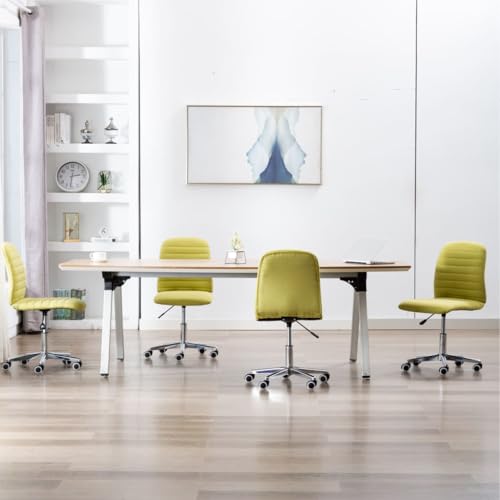 Stuhl, Esszimmer, Küchentisch, Stühle-Set, Esszimmer- oder Wohnzimmermöbel, Konstruktion, Leseecke, zusätzliche Stühle, stabile, atmungsaktive Materialien, stabile Struktur ( Color : Grün 4 Stk , Size von CINDERFUL