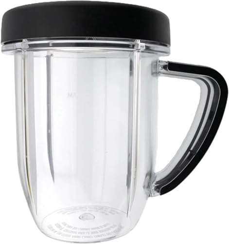 CINDTRGA 30-Unzen-Ersatzbecher mit Lippenring, den Mixern kompatibel mit Nutribullet RX 1700W NB-301, N17-1001, NBM-U0272 von shengyi