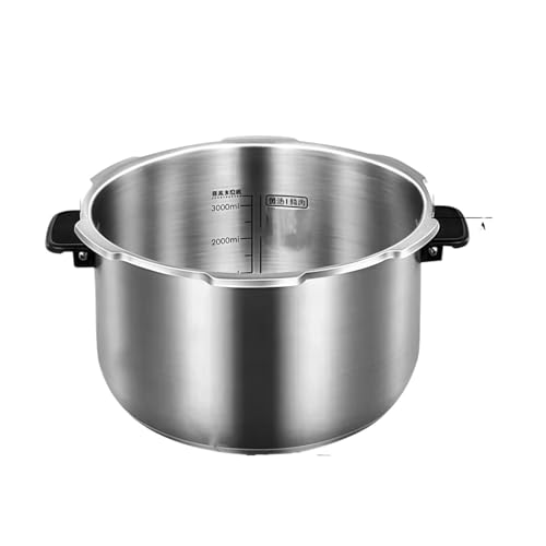 Innentopf des Reiskochers, Innentopf aus Edelstahl, 5 l, elektrischer Schnellkochtopf mit Griff for MY-13s 505 A/13s 506 A/MY-SS50F/13 PSS 505A, Ersatz-Innenschüssel for Schnellkochtopf, von CINDTRGA