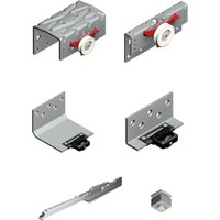 CINETTO PS48 Beschlagset mit 30 kg Dämpfung, HS28 mm, 3 flügelig CINETTO PS48 Beschlagset mit 30 kg Dämpfung, HS28 mm, 3 flügelig von CINETTO
