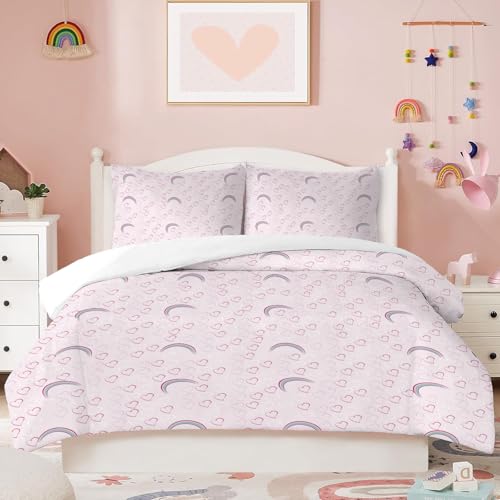 CINYE Kinder MäDchen Kawaii Bunt Regenbogen Herzen BettwäSche 200x200cm Bettwäsche Set Mit 80×80cm Kissenbezug 3D Gedruckt Muster BettwäSche Jugendliche MäDchen 100% Mikrofaser… CINYE Kinder MäDchen Kawaii Bunt Regenbogen Herzen BettwäSche 200x200cm Bettwäsche Set Mit 80×80cm Kissenbezug 3D Gedruckt Muster BettwäSche Jugendliche MäDchen 100% Mikrofaser… von CINYE