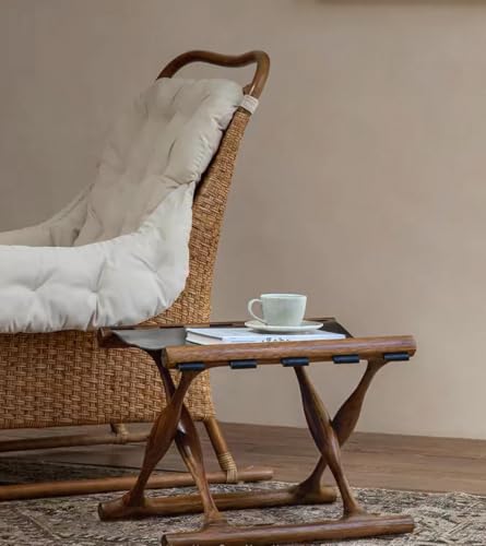 CIOBOAN Klapphocker – Fußhocker & Beinauflage. Fußschemel oder Fußbank – klappbare und platzsparende Fußstütze - Kleiner Hocker Ottoman von CIOBOAN