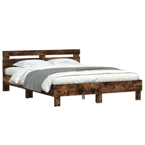 CIOURSTO Bettrahmen mit bequemem Geeignet für den Einsatz im Schlafzimmer, bequemes Schlafen, robust und langlebig (140 x 190 cm) von CIOURSTO