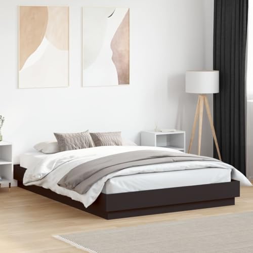 CIOURSTO Doppelbett Rahmen Basis-Kingsize Bett Basis mit Sperrholz Lamellen Komfortable Schlafzimmer Möbel (120 x 200 cm) von CIOURSTO