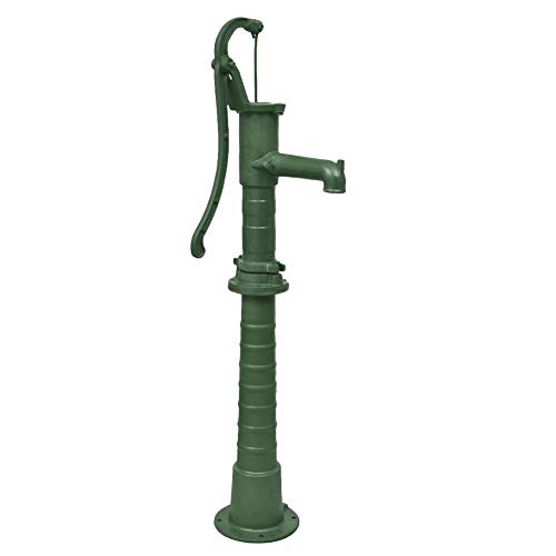 CIOURSTO Gartenwasserpumpe mit Gusseisen, Handbetriebene Pumpe für Gartenschmuck und Wasserzeichnung, Geeignet für die Meisten Gusseisen -Handpumpen mit Montagelöchern, Leicht und CIOURSTO Gartenwasserpumpe mit Gusseisen, Handbetriebene Pumpe für Gartenschmuck und Wasserzeichnung, Geeignet für die Meisten Gusseisen -Handpumpen mit Montagelöchern, Leicht und von CIOURSTO