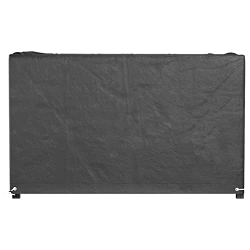 CIOURSTO wasserdichte Schutzhaube für Gartenmöbel 200x200x70 cm - Fest verzurrt mit 8 Metallösen, wetterfest für Terrasse und Garten (125 x 55 x 75 cm) von CIOURSTO