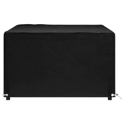 CIOURSTO wasserdichte Schutzhaube für Gartenmöbel 200x200x70 cm - Fest verzurrt mit 8 Metallösen, wetterfest für Terrasse und Garten (160 x 120 x 75 cm) von CIOURSTO