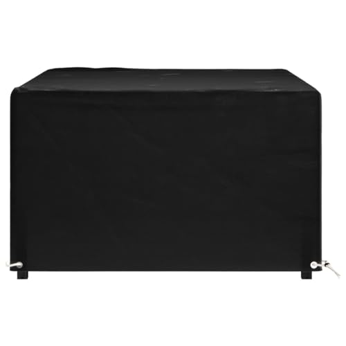 CIOURSTO wasserdichte Schutzhaube für Gartenmöbel 200x200x70 cm - Fest verzurrt mit 8 Metallösen, wetterfest für Terrasse und Garten (180 x 135 x 80 cm) von CIOURSTO