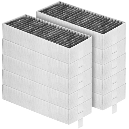 10 Stück Aktivkohlefilter für Dunstabzugshaube Siemens HZ9VRCR0 17004796 / Bosch HEZ9VRCR0 17004805 / Neff Z821VR0 17004806 / Gaggenau CA282111 / Constructa CZ9VRCR0, (193x75x35 mm) 10-teilig von CIOXSOIO