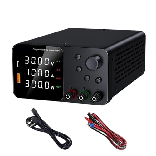 30 V 10 A Labornetzteil mit USB-A/Typ-C-Ladeanschluss, Gleichstromversorgung for 4-stellige LED-Anzeige mit Encoder-Steuerung(TPS1203 120V 3A) von CIPVEXITB