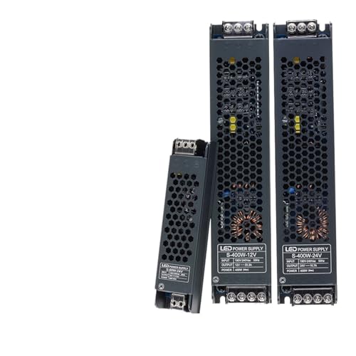 DC 12V 24V LED Power Supply AC190-240V Mute Lighting Transformers 60W 100W 200W 300W 400W LED Light Driver Power Adapter(DC12V,400W) von CIPVEXITB