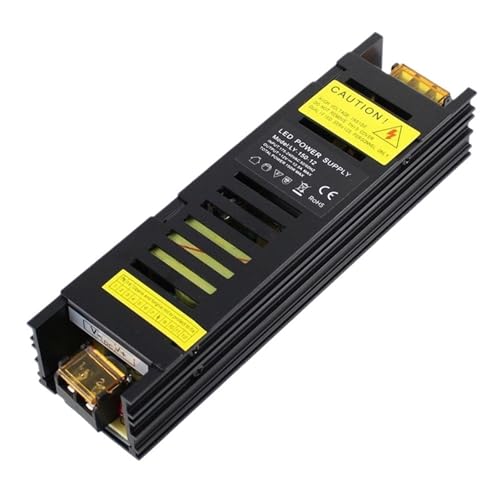 LED Power Supply 150 w 12v 12a Constant Voltage Switching Driver 220v 230v ac-dc Lighting Transformer Black Aluminum IP20 von CIPVEXITB