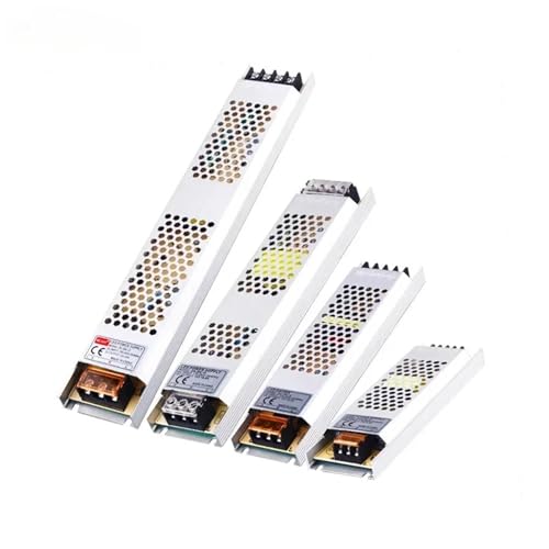 Ultra Thin LED Power Supply DC 12V 24V Lighting Transformers 100W 150W 200W AC180-260V Driver For LED Strip Lights(24V,150W) von CIPVEXITB