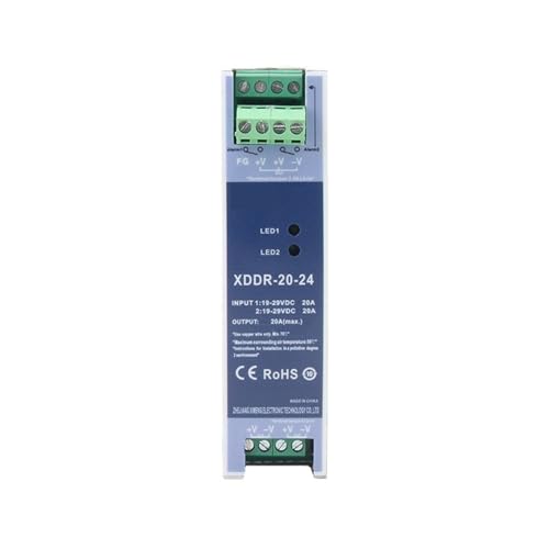 XDDR-20/DRDN-20 12V/24V/48V 20A Din Rail Type Redundancy Module Support 1+1 and N+1 Redundancy System(48V INPUT) von CIPVEXITB