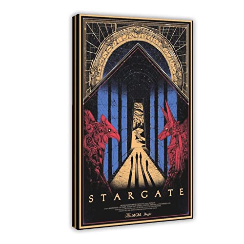 Stargate SG-1 Sci-Fi-Film-Poster, Leinwand-Poster, Wandkunst, Dekordruck, Bild, Gemälde für Wohnzimmer, Schlafzimmer, Dekoration, Rahmen-Stil, 40 x 60 cm von CIRCIR