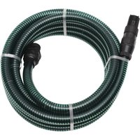 Floraworld - Schlauchgarnitur 4m,1 PVC-Armatur,grün von FLORAWORLD