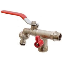 CIS - Kugelschlauchhahn mit doppelt gebogenem Mischauslass 1/2-3/4 00130 CIS - Kugelschlauchhahn mit doppelt gebogenem Mischauslass 1/2-3/4 00130 von CIS