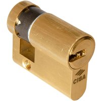Cisa - Zylinder asix 30x40 vermessingt kurzer Nocken 1.0e300.12.0.00sz.c5 von CISA