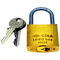 Vorhängeschloss mit 50mm langem bogen aus mattiertem messing - f150715150 - Cisa von CISA