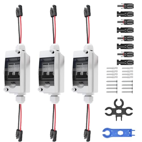 3StüCk Dc Trennschalter Pv Anlage, Solar Trennschalter, 2Poliger/500v/32a/Ip65 Wasserdicht Trennschalter FüR Solar Pv Anlage, 260mm Kabel, Dc Trennschalter Mit Leitungsschutzschalter FüR Pv-Anlage 3StüCk Dc Trennschalter Pv Anlage, Solar Trennschalter, 2Poliger/500v/32a/Ip65 Wasserdicht Trennschalter FüR Solar Pv Anlage, 260mm Kabel, Dc Trennschalter Mit Leitungsschutzschalter FüR Pv-Anlage von CISSIYOG