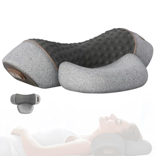 CISSIYOG 3-In-1 Nackenmassagegerät mit Wärme,Nackenmassagegerät Elektrisch, Nacken- Und Schultermassage mit WäRme, für Kopf Und Schultern, WäRmetherapie Und Linderung Von RüCkenschmerzen von CISSIYOG