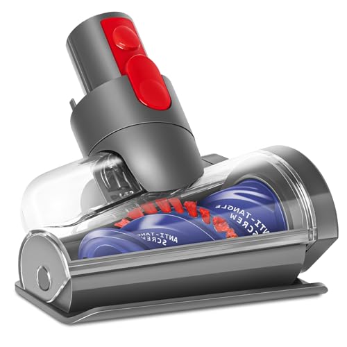 CISSIYOG Haardüse Mini Elektrobürste kompatibel mit Dyson V7 V8 V10 V11 V15 Staubsauger zur Matratzen, Sofas, Treppen und Autoinnenräumen, Anti-Tangle von CISSIYOG