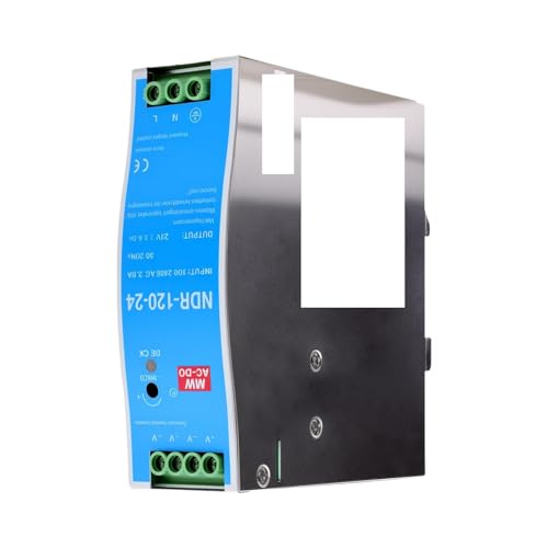 Ndr-120-24 Din Rail Power Supply 24 V,24v Netzteil Hutschiene,MetallgehäUse-Design, Eingangsspannung: 100–240 V Ac,12 V, Kompatibel Mit Ts35/7.5 Oder Ts35/15 Standard-Schienen Ndr-120-24 Din Rail Power Supply 24 V,24v Netzteil Hutschiene,MetallgehäUse-Design, Eingangsspannung: 100–240 V Ac,12 V, Kompatibel Mit Ts35/7.5 Oder Ts35/15 Standard-Schienen von CISSIYOG
