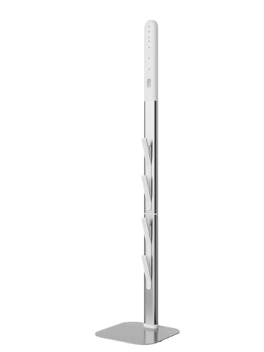 Ständer Halterung kompatibel mit DysonV7 V8 V10 V11 V15 G5 V12slim,Halterung,Bodenständer,mit 4 Haken,Kein Bohren,Kann Staubsauger und Alle Zubehörteile Speichern,Verstecktes Schnur Design von CISSIYOG
