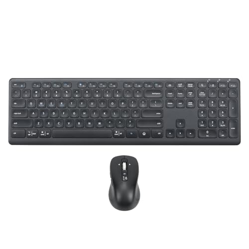 CITLLA M9300 Wireless Keyboard and Mouse Combination, 2 in 1 USB Receiver and Two Bluetooth Receiver Mute Multi-Device Keyboard for Computer, Laptop, Office, Work CITLLA M9300 Wireless Keyboard and Mouse Combination, 2 in 1 USB Receiver and Two Bluetooth Receiver Mute Multi-Device Keyboard for Computer, Laptop, Office, Work von CITLLA