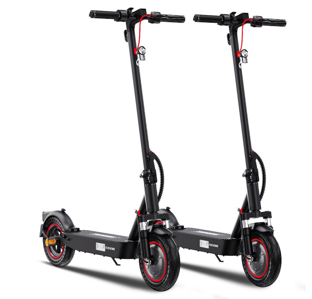 CITYSPORTS E-Scooter Elektroscooter 400W Motor Bis zu 35KM, 20,00 km/h, 10" Elektroroller Mit Straßenzulassung(ABE) mit APP 36V 10.4Ah AKKU von CITYSPORTS