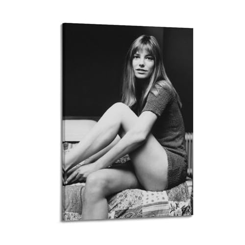 CIXXFZMJW Jane Birkin Exquisite Poster Wandkunst Leinwanddruck Kunstwerk Schlafzimmer Wohnzimmer Dekoration 20x30inch(50x75cm) von CIXXFZMJW
