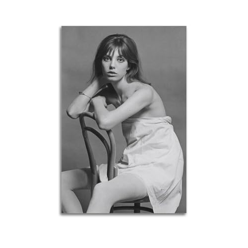 CIXXFZMJW Jane Birkin Filmstar-Poster Wohnzimmer Schlafzimmer Dekorative Malerei Leinwand 16x24inch(40x60cm) von CIXXFZMJW